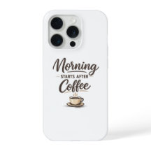 La matinée commence après le café - Café minimalis