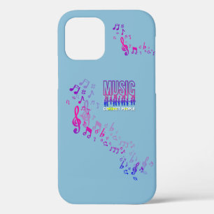 Coque iPhone 12 La musique rapproche les gens  