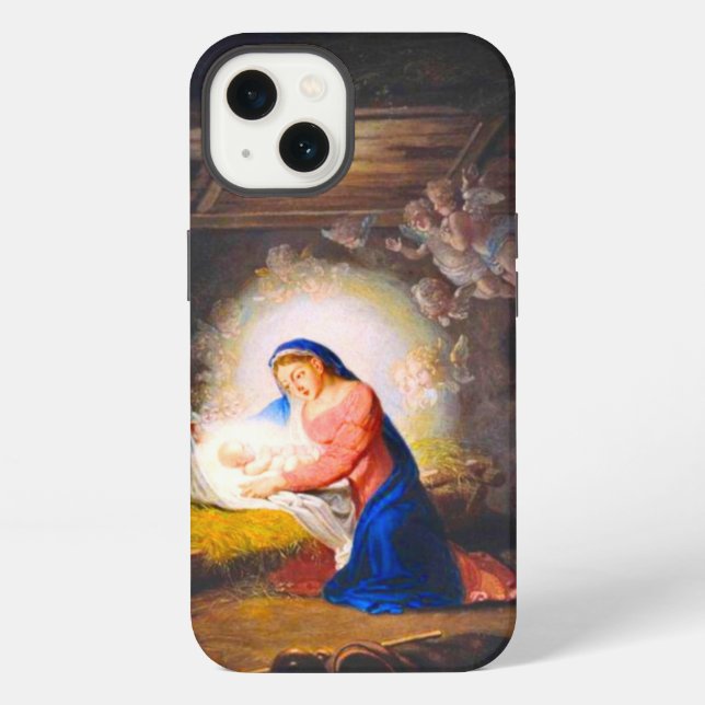 Coque iPhone La Nativité du Christ (Verso)