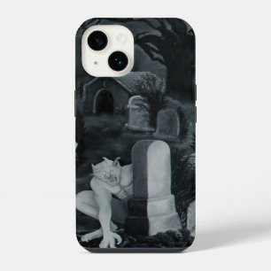 Coque Pour iPhone 14 La nuit au cimetière - Diable