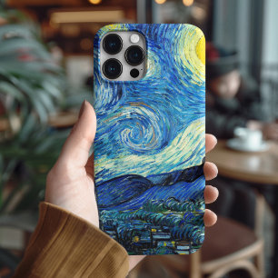 Coque iPhone 15 Pro Max La Nuit étoilée de Vincent Van Gogh