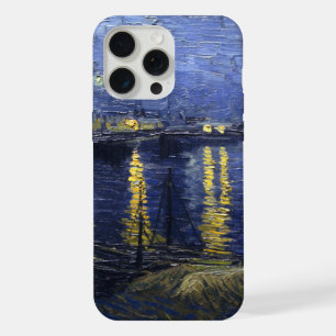Coque iPhone 15 Pro Max La Nuit étoilée sur le Rhône de Van Gogh