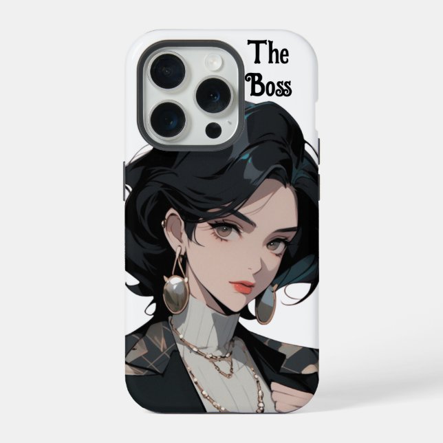 Coque iPhone La patronne  (Verso)