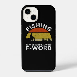 Coque Pour iPhone 14 La Pêche Est Mon Deuxième Mot F Préféré
