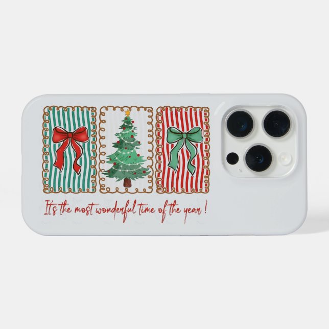 Coque iPhone La Plus Merveilleuse Période De L'Année Coquette N (Verso Horizontal)