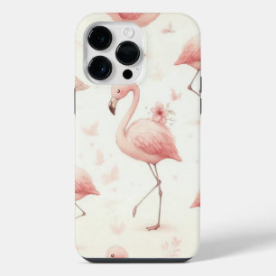 Coque Pour Pour iPhone 14 Pro Max La plus mignonne troupe de flamants roses