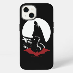 Etui iPhone 13 La silhouette de la moto de Batman