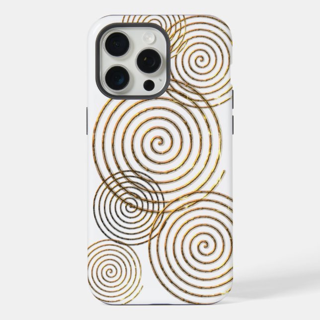 Coque iPhone La spirale celtique de la vie (Verso)