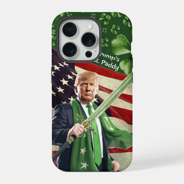 Coque iPhone La St. Paddy de Trump (Verso)