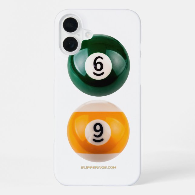 Coque iPhone La table de billard dure 69 de SlipperyJoe's deux  (Verso)