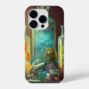 Coque Pour iPhone 14 Plus La table de travail de l'Alchimiste Fantasy Art
