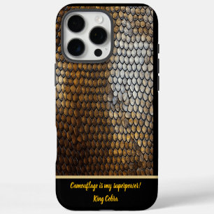 Coque iPhone 16 Pro Max La texture claire exquise des écailles serpentine