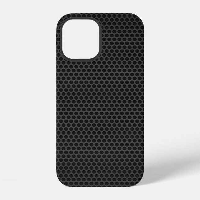Coque iPhone La texture grill du haut-parleur (Verso)