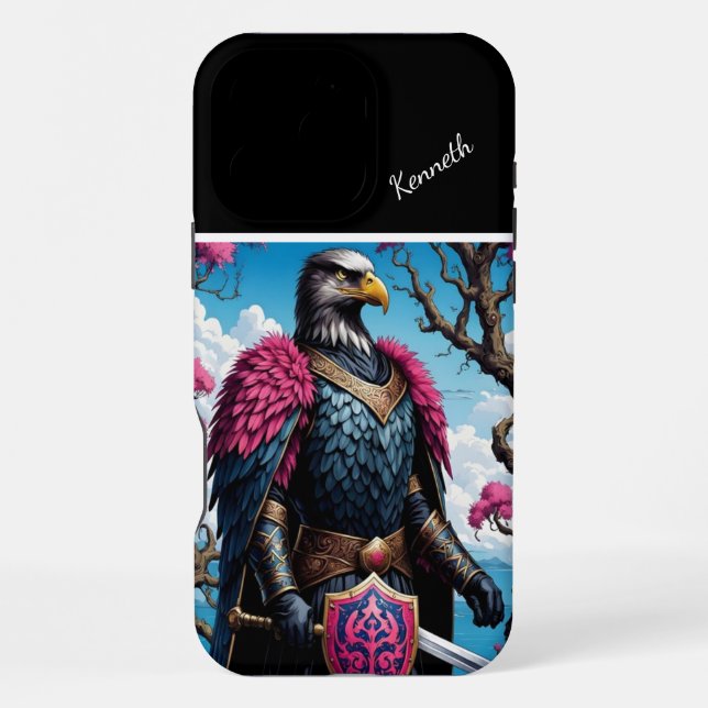 Coque iPhone La Veille du Chevalier Aigle (Verso)