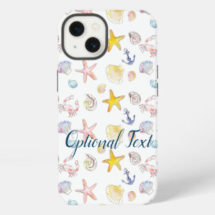 Etui iPhone 13 La vie marine et les ancres