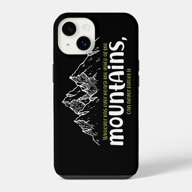 Coque iPhone La Voix des Montagnes (Verso)