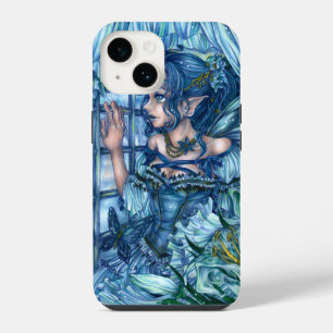 Coque Pour iPhone 14 La vue de la fée du givre sur un hiver saphir