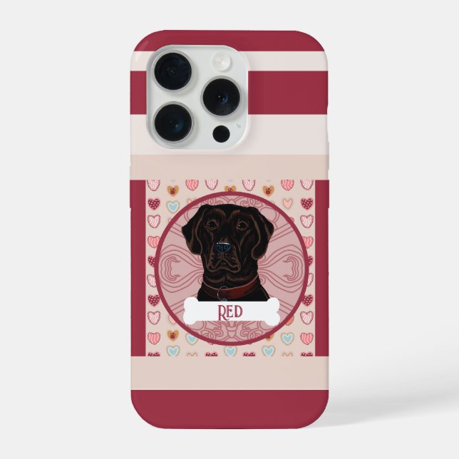 Coque iPhone Labrador Retriever Heart iPhone 11 Pro Case  (Verso)