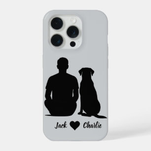 Coque iPhone 15 Pro Labrador Retriever Personnalisé Chien Et Propriéta