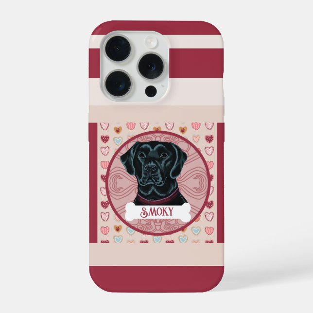 Coque iPhone Labrador  Retriever Valentines iPhone 11 Pro Case  (Verso)