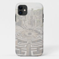 coque iphone - LABYRINTH (albâtre)