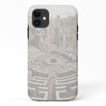 coque iphone - LABYRINTH (albâtre)