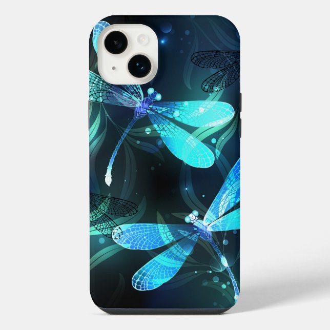 Coque iPhone Lac Libellules Brillantes (Verso)