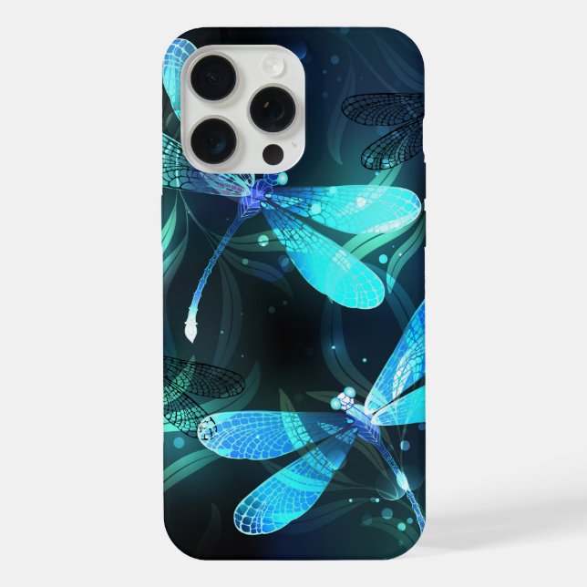 Coque iPhone Lac Libellules Brillantes (Verso)
