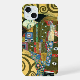 Coque iPhone 15 Plus L'accomplissement alias L'Etreinte par Gustav Klim