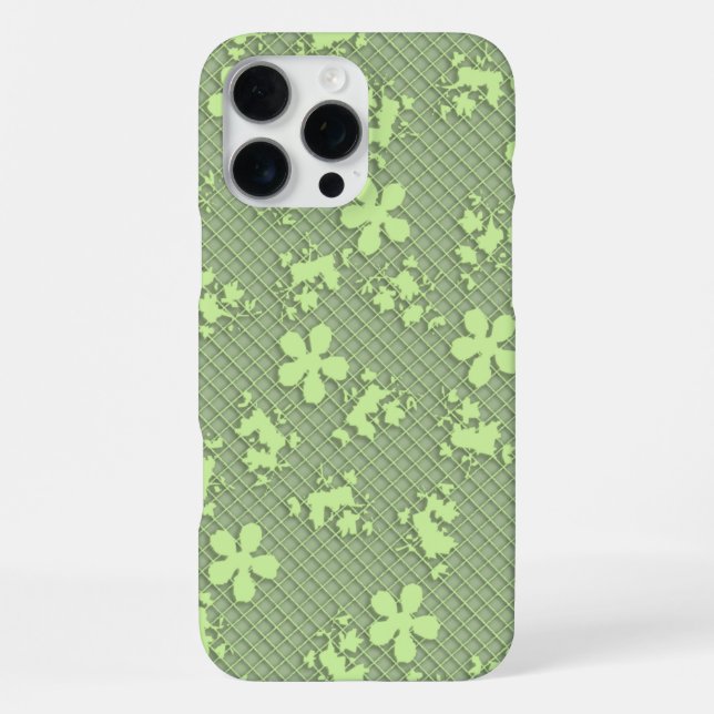 Coque iPhone Lace Spring Green iPhone 7 Plus, à peine là (Verso)