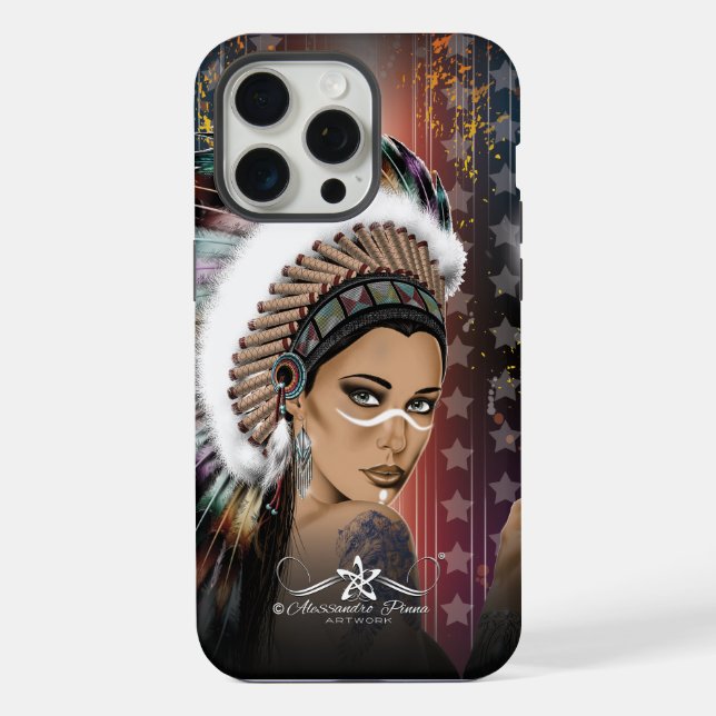 Coque iPhone Lady Sioux (Verso)