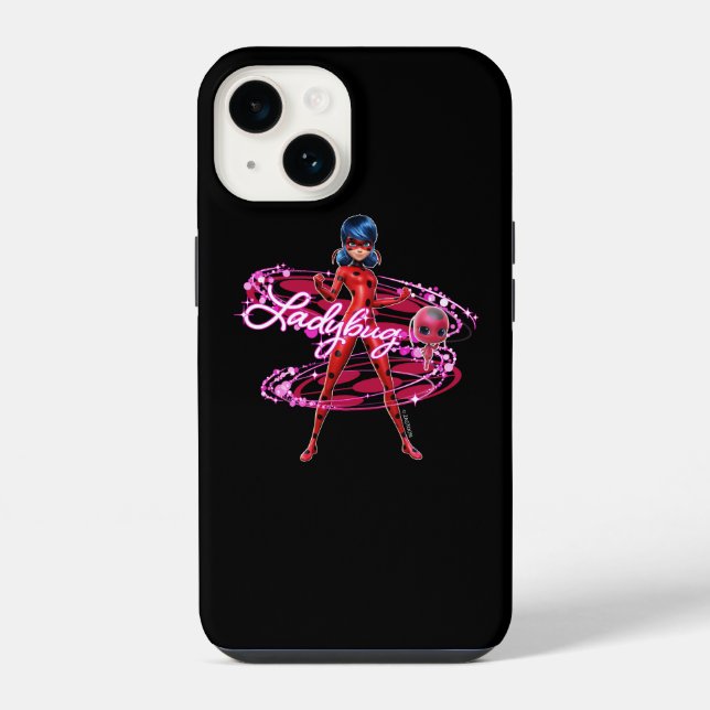 Coque iPhone Ladybug et Tikki Graphic (Verso)