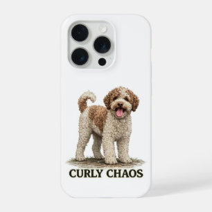 Coque iPhone 15 Pro Lagotto Romagnolo Curly Chaos