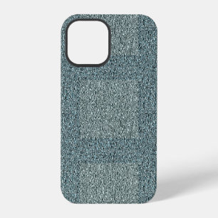 Coque iPhone 12 Pro Laine tricotée grise et sauge
