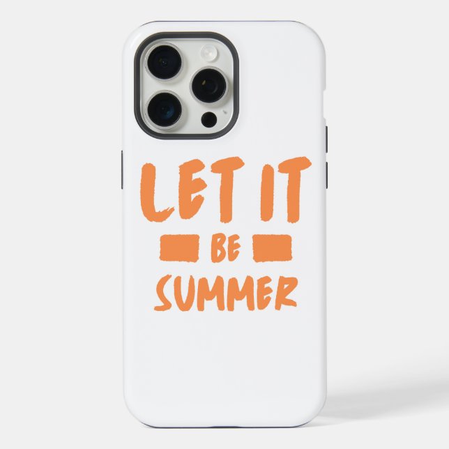 Coque iPhone laissons-nous passer l'été (Verso)