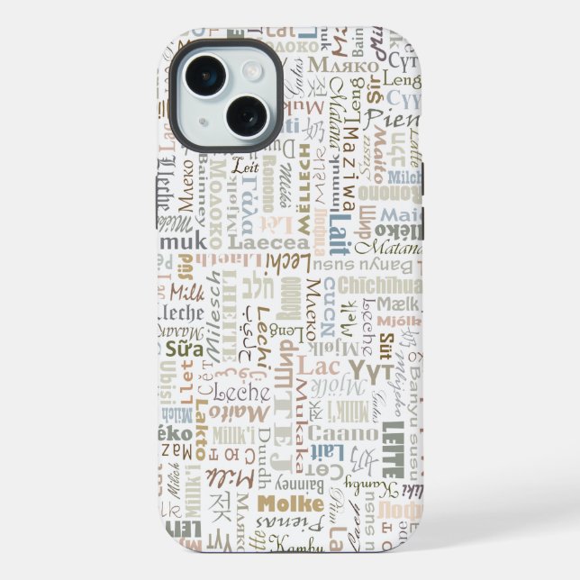 Coque iPhone Lait (Verso)