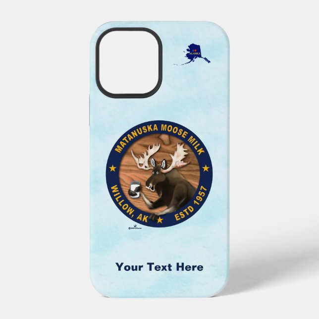 Coque iPhone Lait d'orignal Matanuska (Verso)