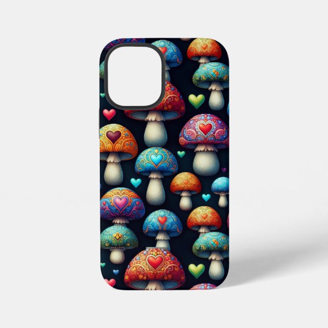 Coque iPhone L'amour des champignons (Verso)