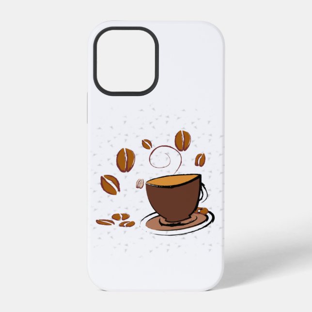 Coque iPhone L'amour du café (Verso)