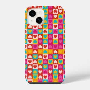 Coque Pour iPhone 14 L'amour en motifs