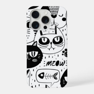 Coque iPhone 15 Pro L'amoureux ultime de chats - Animal de compagnie c