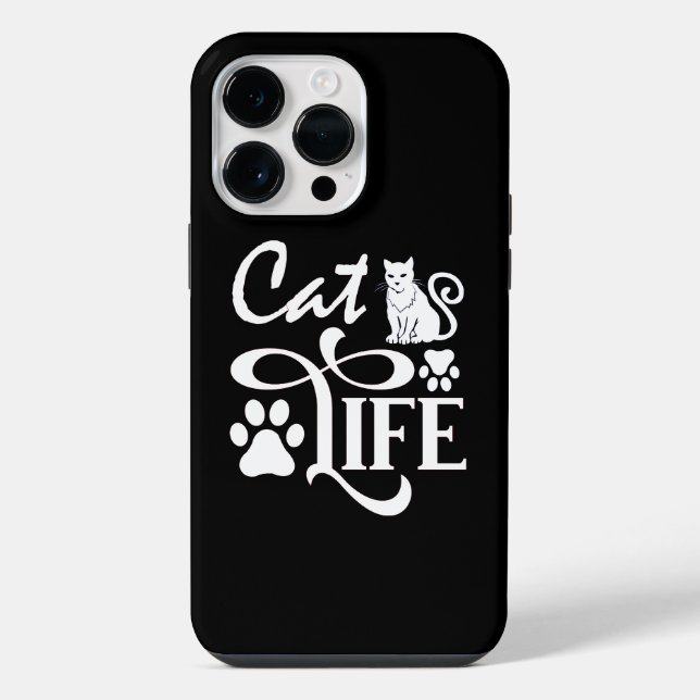 Coque iPhone Langage corporel du chat (Verso)