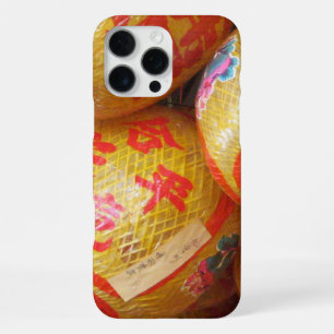 Coque iPhone 16 Pro Max Lanternes en papier chinoises chanceuses