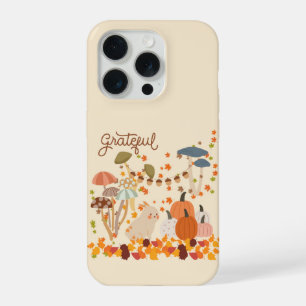 Coque iPhone 15 Pro Lapin d'automne reconnaissant