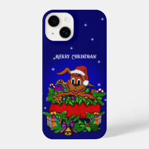 Coque Pour iPhone 14 Lapin de Noël