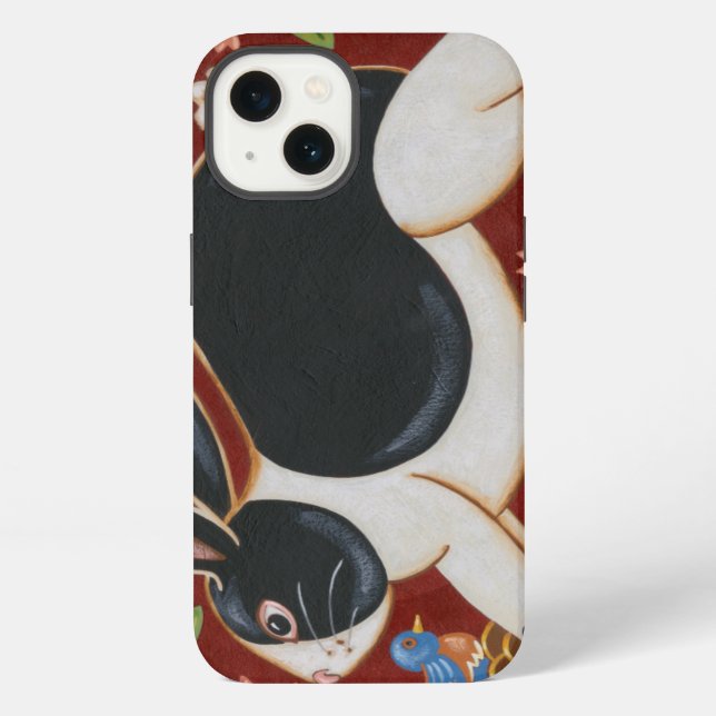Coque iPhone Lapin folklorique (Verso)