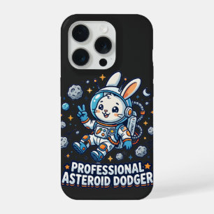 Coque iPhone 15 Pro Lapin Proféssionnel Esquiveur d'Astéroïdes