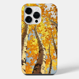 Coque Pour Pour iPhone 14 Pro Max L'arbre doré pendant la saison automnale