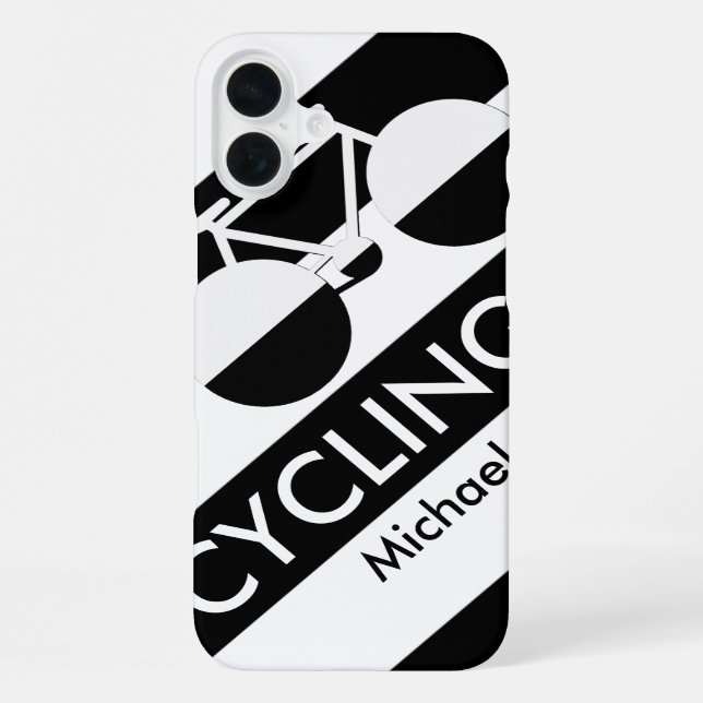 Coque iPhone large stripes (Verso)