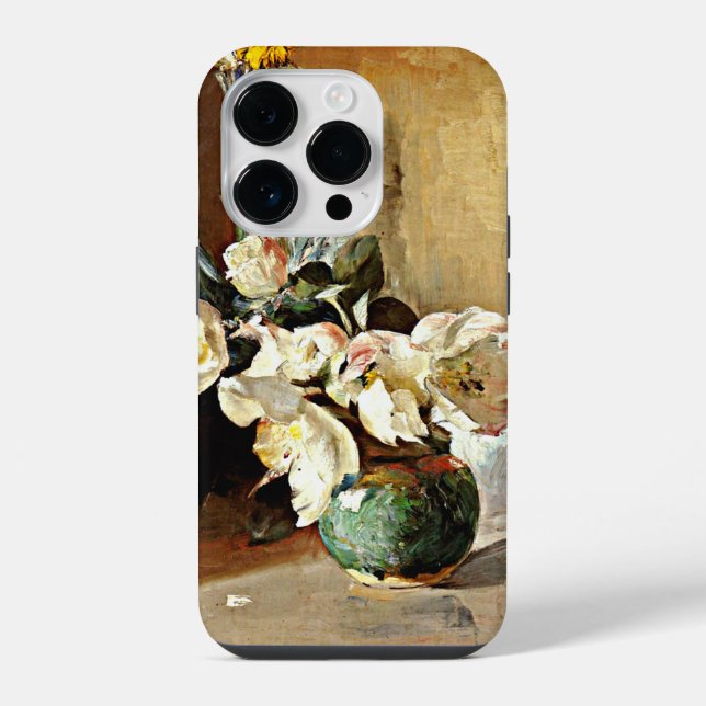 Coque iPhone Larsson - Roses de Noël (Verso)